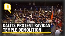Dalits Protesting Ravidas Temple Demolition Lathi-charged by Police in Delhi
