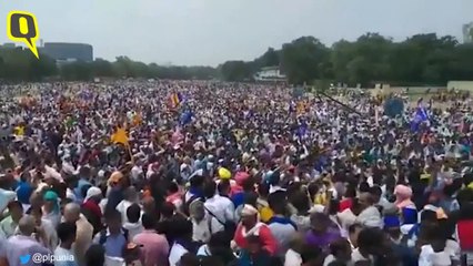 Download Video: Dalits March in Thousands Against Ravidas Temple Razing in Delhi