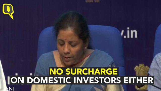 Govt Removes Enhanced Surcharge on FPIs, Angel Tax for Startups