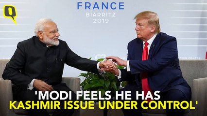 PM Modi Assured Me He Has Kashmir Situation Under Control: Trump