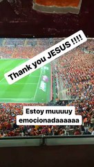 Falcao'nun eşi Kasımpaşa maçında paylaştı