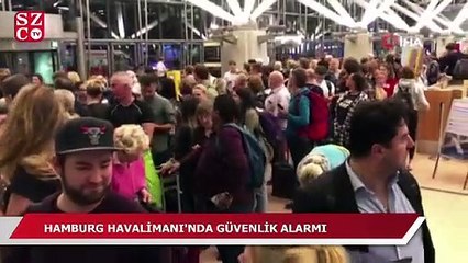 Hamburg Havalimanı'nda güvenlik alarmı