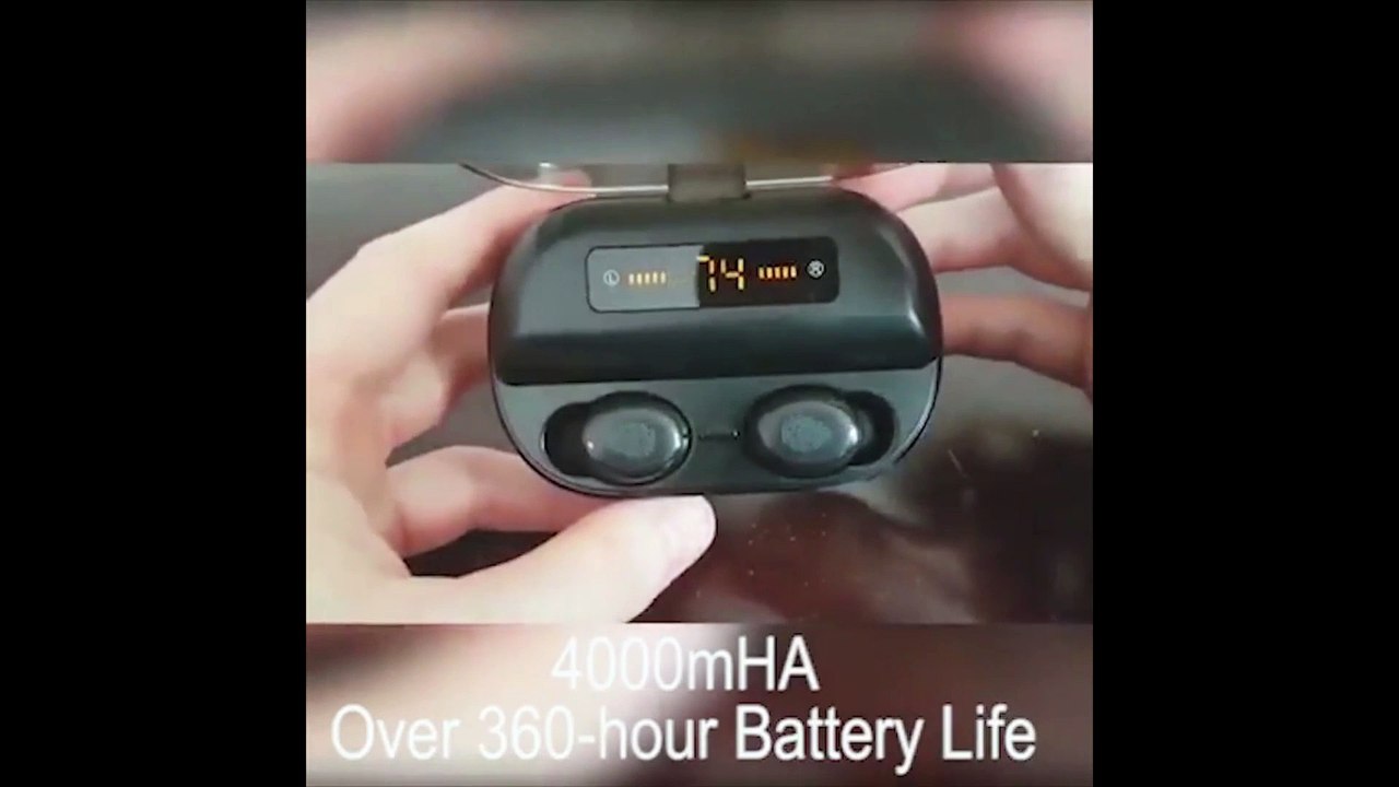 3D stereo wireless earphone with dual microphone