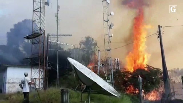Incêndio em dores do Rio preto, no Caparaó capixaba