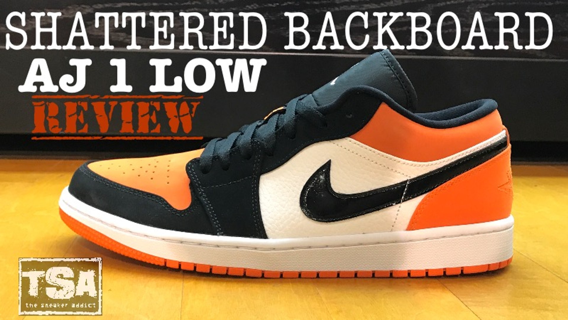 Air Jordan 1 Shattered Backboard Low Sneaker Review - video Dailymotion