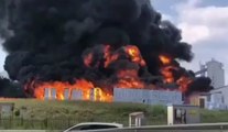 Avellino - In fiamme azienda nell'area industriale: allarme nube tossica (13.09.19)