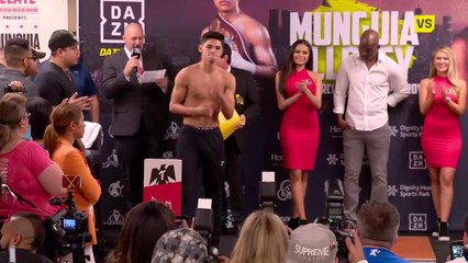 Ryan Garcia weigh-in