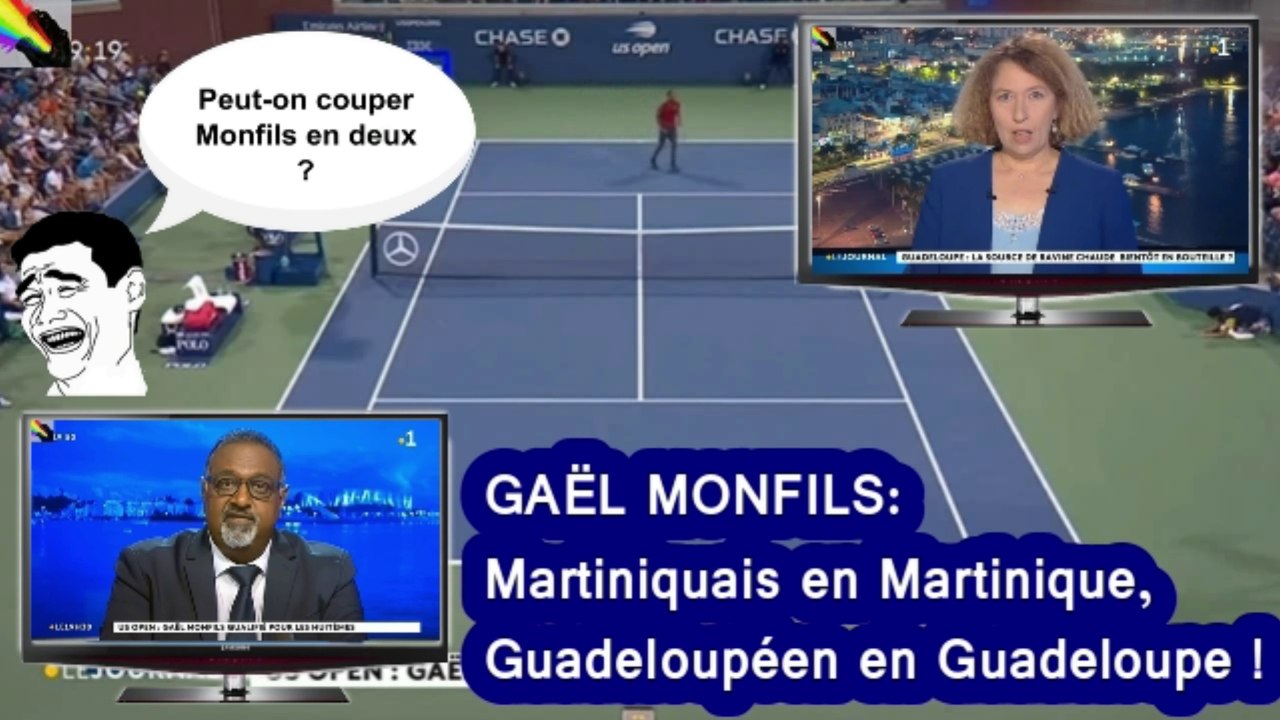GAËL MONFILS ► Martiniquais en Martinique~Guadeloupéen en Guadeloupe.