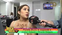Fiorella Bruno le responde a Joselyn Salgado y Ricardo Delgado.