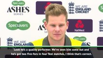 Smith and Archer in awe of one another as Englishman takes six wickets
