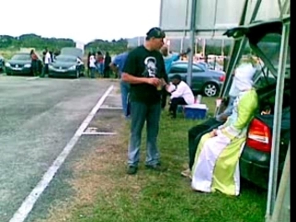 à la sortie de polina