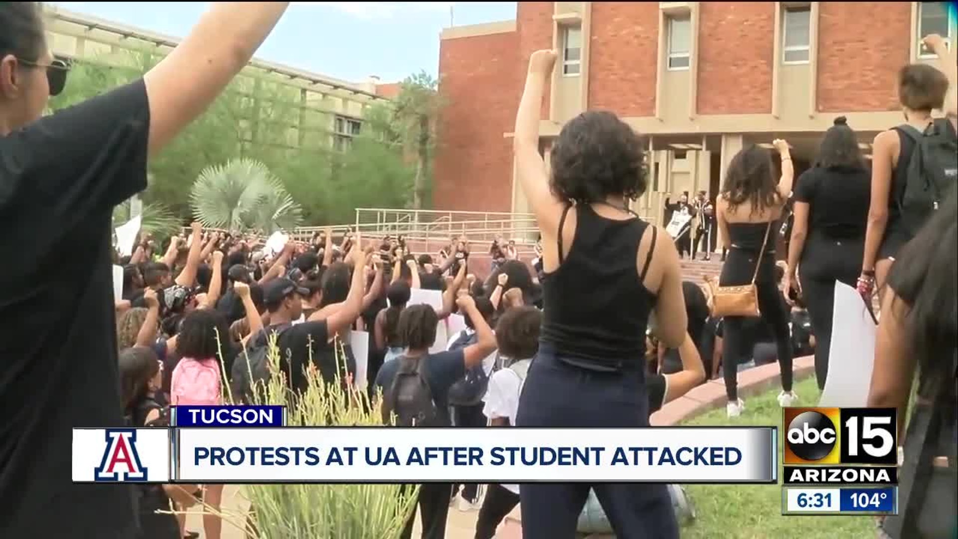 ⁣Two arrested for racist attack on black student at the University of Arizona