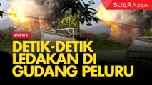 Video Viral, Detik-detik Ledakan di Gudang Peluru Srondol Semarang Pagi Ini
