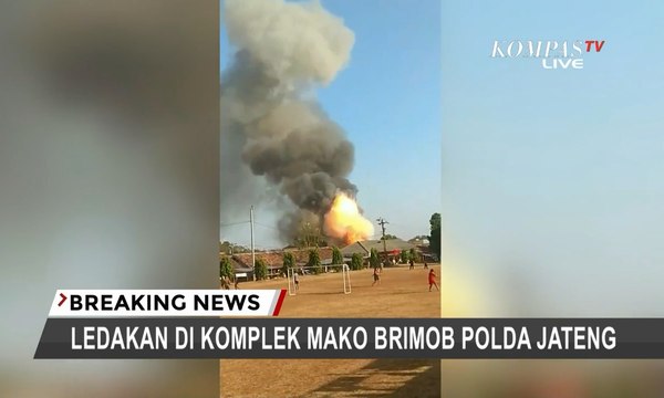 BREAKING NEWS - Gudang Bahan Peledak Mako Brimob Meledak, Simak Keterangan Kapolda Jawa Tengah