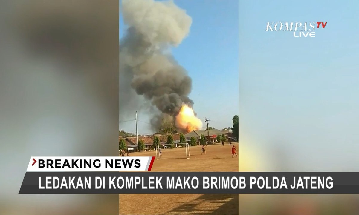 BREAKING NEWS - Gudang Bahan Peledak Mako Brimob Meledak, Simak Keterangan Kapolda Jawa Tengah