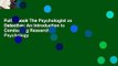 Full E-book The Psychologist as Detective: An Introduction to Conducting Research in Psychology