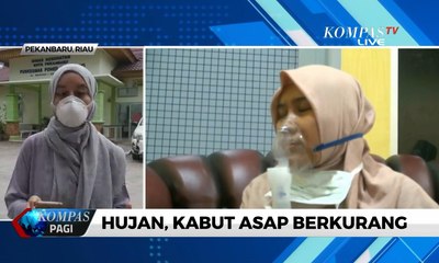 Kabut Asap Kian Parah, Warga Pekanbaru Gunakan Alat Bantu Pernapasan
