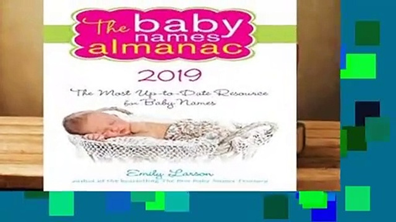 the 2019 baby names almanac