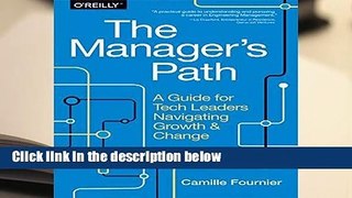 The Manager`s Path  For Kindle