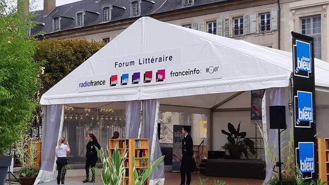 Jean François Kahn, auteur de M la maudite au Livre sur la Place à Nancy
