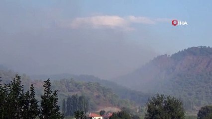 Muğla Ortaca’daki yangın devam ediyor
