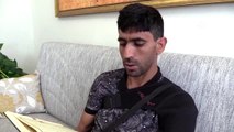 Bombalı saldırıda kolunu kaybeden Iraklı gence 