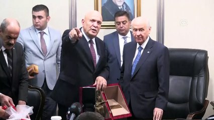 MHP Genel Başkanı Devlet Bahçeli Bayburt Belediyesini ziyaret etti