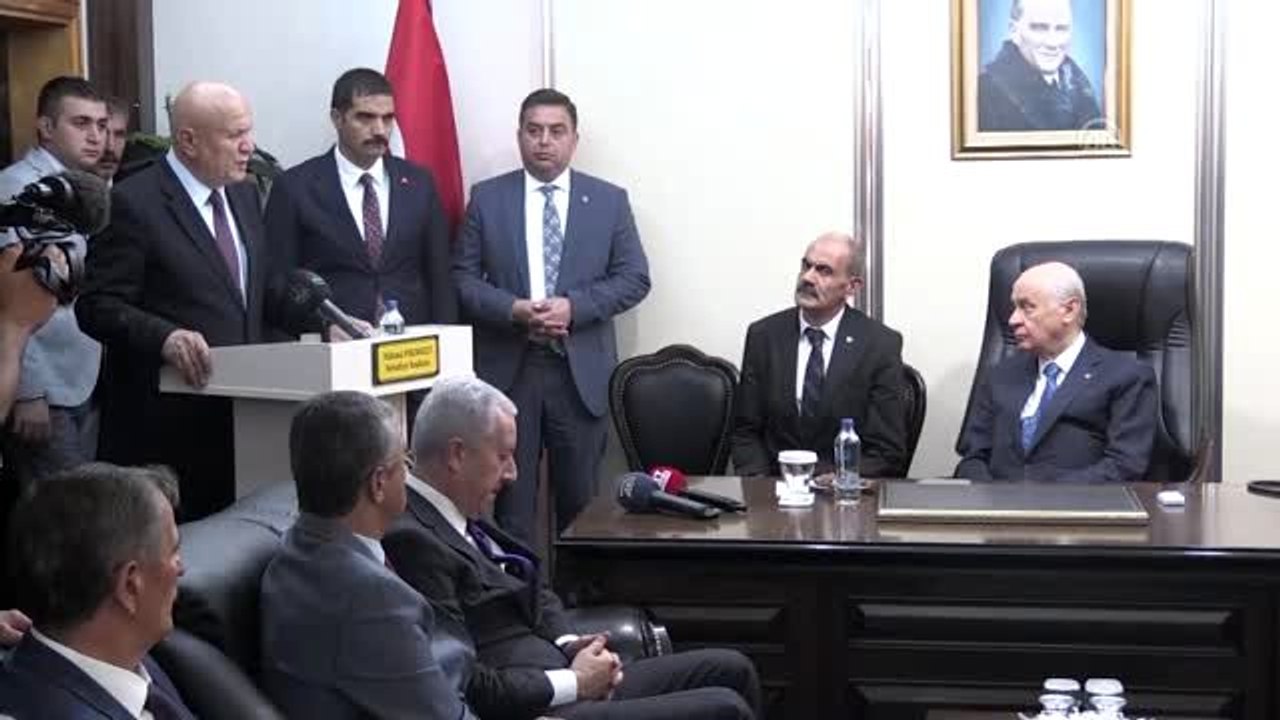 MHP Genel Başkanı Devlet Bahçeli Bayburt Belediyesini ziyaret etti