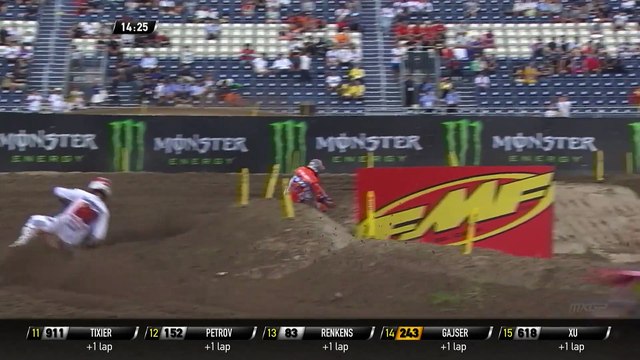 Gajser falls for a second time - MXGP Qualifying Race - JUST1 MXGP of China presented by Hehui Investment Group 2019