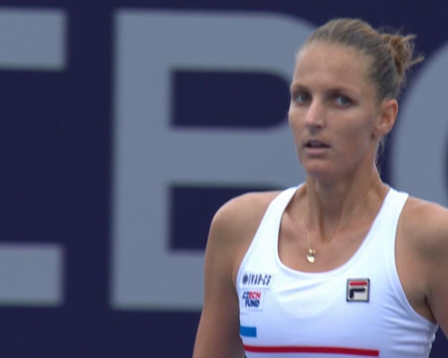 Zhengzhou - Pliskova domine Tomljanovic et se hisse en finale