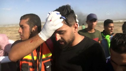 İsrail AA muhabirini 4 defa yaraladı - GAZZE