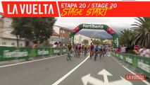 Départ de l'étape / Stage Start - Étape 20 / Stage 20 | La Vuelta 19