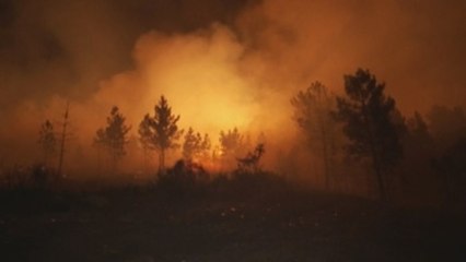 Activo un incendio en A Gudiña (Ourense) tras quemar unas 440 hectáreas