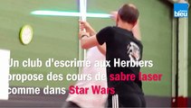 Un cours de sabre laser aux Herbiers en Vendée