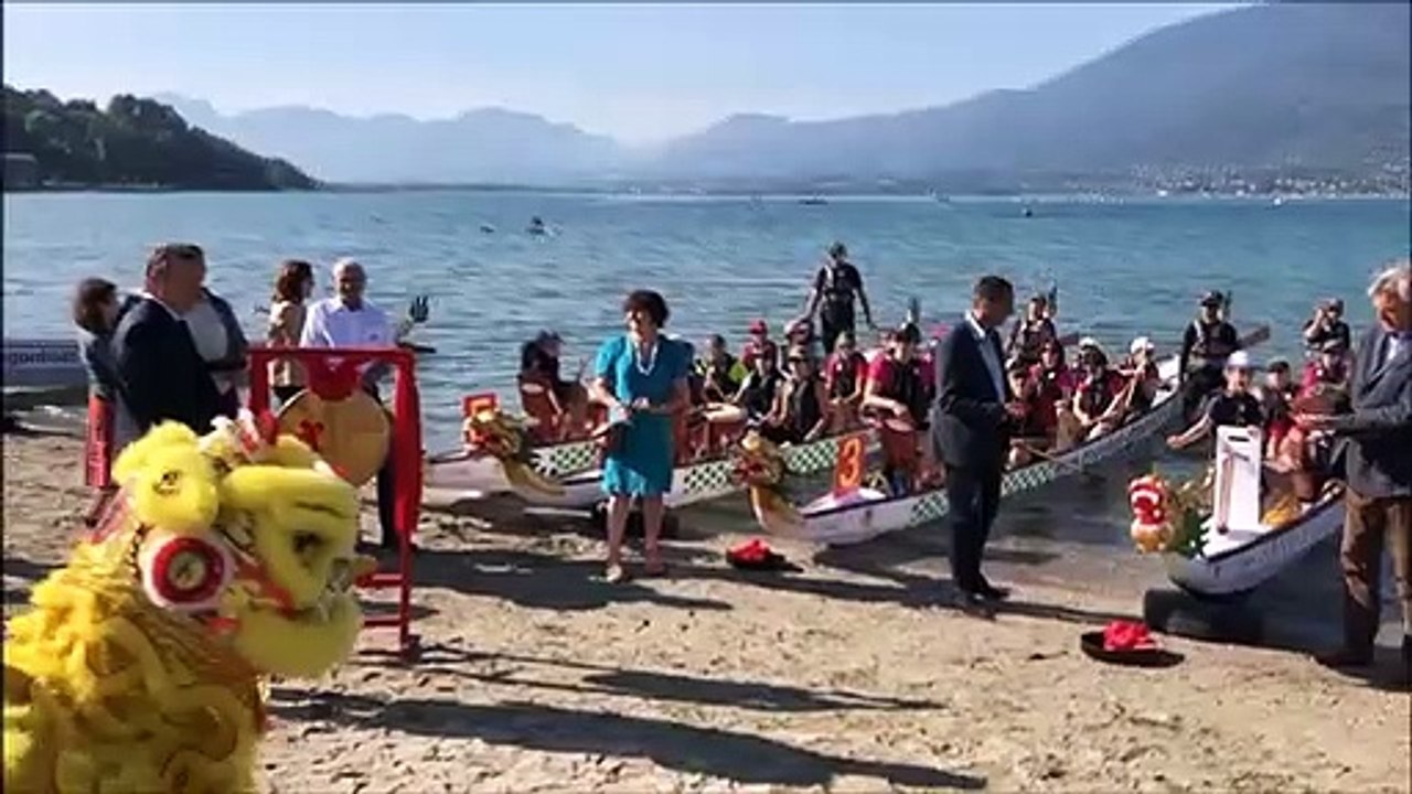 Aix-les-Bains : c'est parti pour le festival de dragon boat