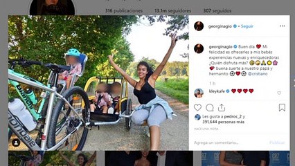 Georgina Rodríguez innova planes junto a sus hijos