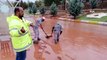 Aksaray’da şiddetli yağış hayatı felç etti