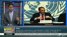 Denuncia Venezuela ante ONU medidas coercitivas de EE.UU.
