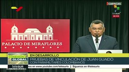 Venezuela: denuncian los vínculos de Guaidó con narcoparamilitarismo