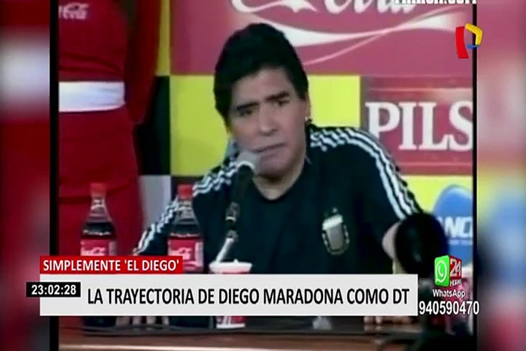La trayectoria de Diego Maradona como Director Técnico
