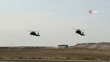 Çelik Kanatlar Helikopter Akrobasi Ekibi Sivrihisar Semalarında