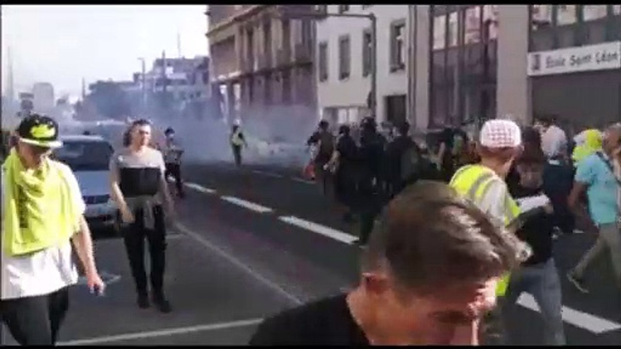 Rassemblement régional des gilets jaunes à Nancy : des échauffourées