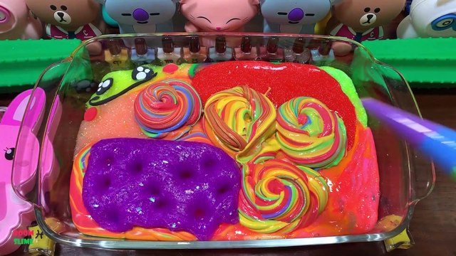 Relaxing with Piping Bags !! Mixing Random Things Into Slime !! Satisfying Slime Smoothie #640