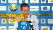 Conférence de presse Chamois Niortais - Grenoble Foot 38 (0-1) : Pascal PLANCQUE (CNFC) - Philippe  HINSCHBERGER (GF38) - 2019/2020