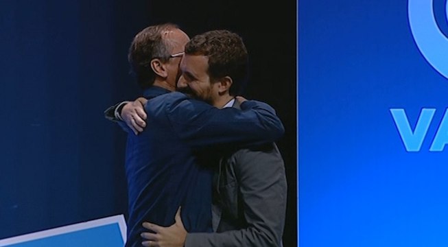 Casado apoya las reivindicaciones del PP vasco