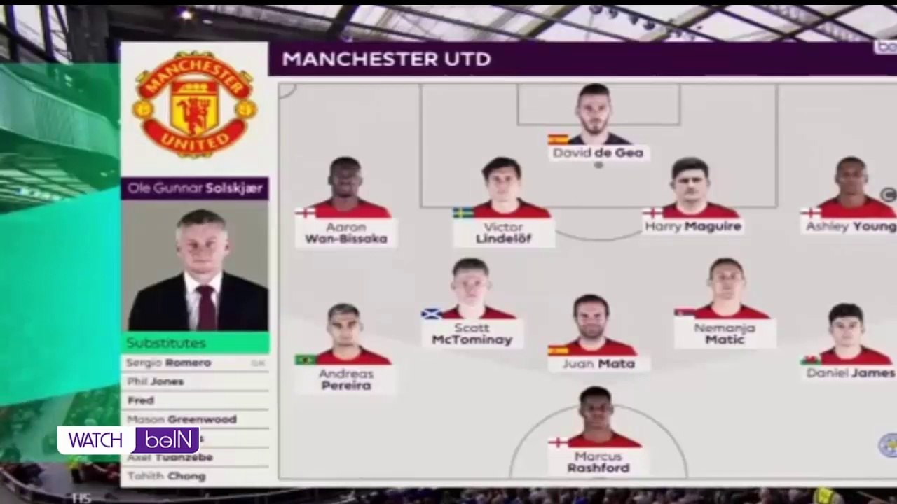 ملخص مباراة مانشستر يونايتد و ليستر سيتي 1-0 مباراة مجنونة