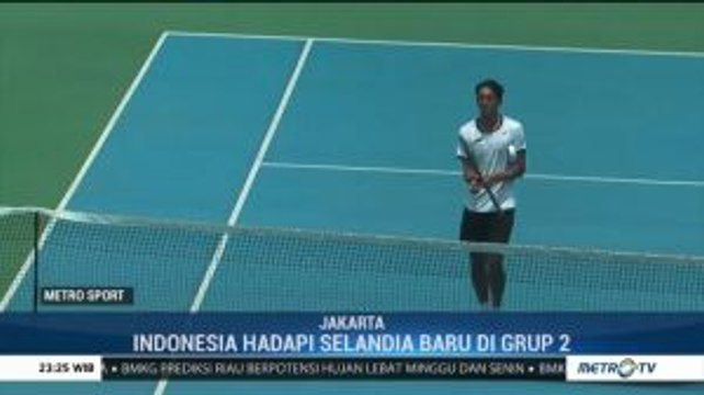 Piala Davis 2019: Indonesia Tertinggal 0-2 dari Selandia Baru