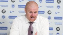 Sean Dyche accepted his side were fortunate to come away from the Amex Stadium with a point