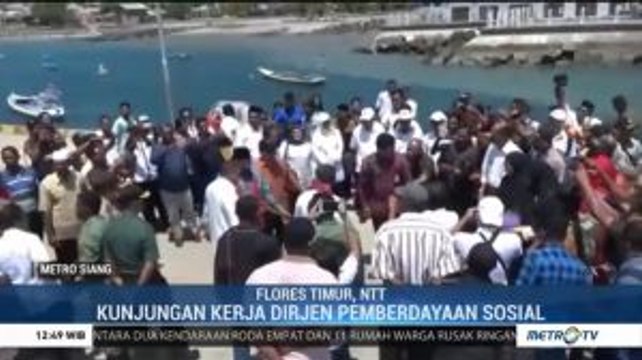 Kemensos Berikan Bantuan Bagi Warga Lamakera NTT