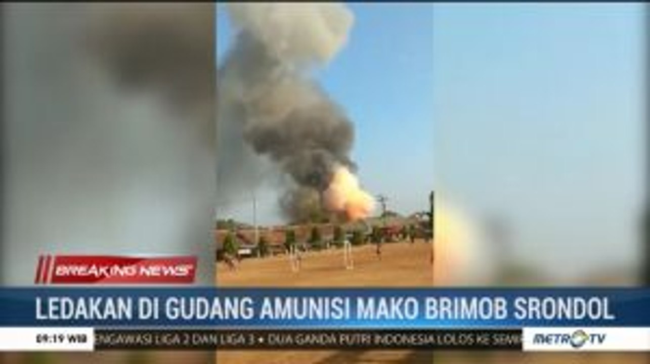 Ini Detik-detik Ledakan Gudang Amunisi Mako Bri...